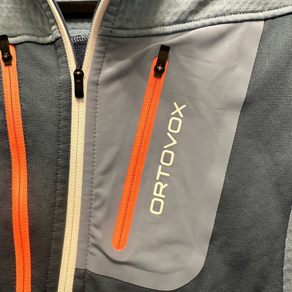 Like new women’s Ortovox fleece grid zip sweatshirt size L - Picture 4 of 7